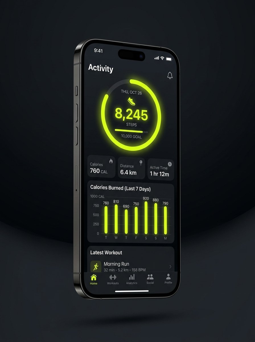 Fitness Tracking App UI
